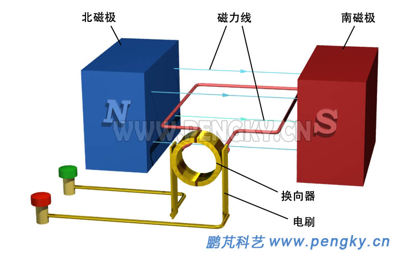 導(dǎo)線框放入磁場(chǎng)