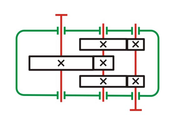 兩級(jí)圓柱齒輪傳動(dòng) 分流式兩級(jí)圓柱齒輪傳動(dòng)