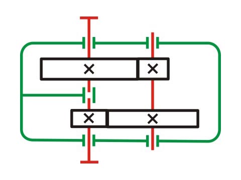 同軸兩級(jí)圓柱齒輪傳動(dòng) 同軸式兩級(jí)圓柱齒輪傳動(dòng)