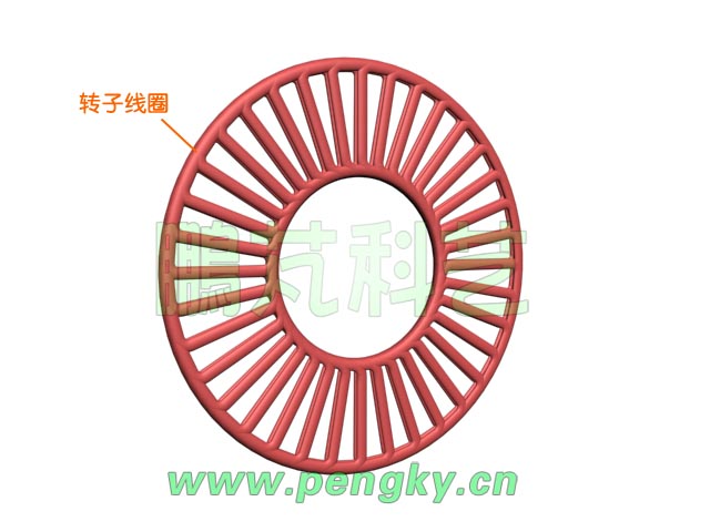 盤式永磁電機(jī)06 盤狀轉(zhuǎn)子繞組